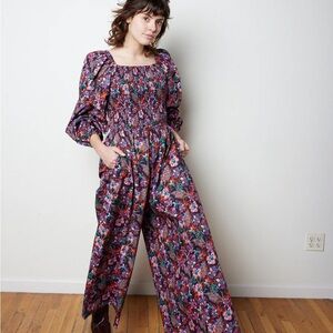 NYT Rujuta Sheth Floral Jumpsuit Large